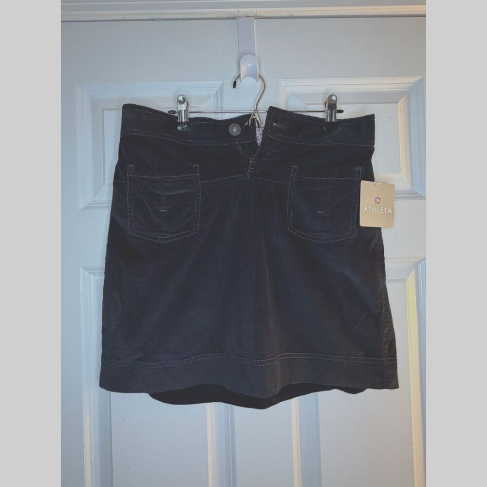 NWT Athleta Corduroy Athleisure Preppy Mini Skirt